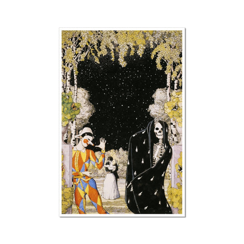 Harlequin and Death | Konstantin Somov | 1907