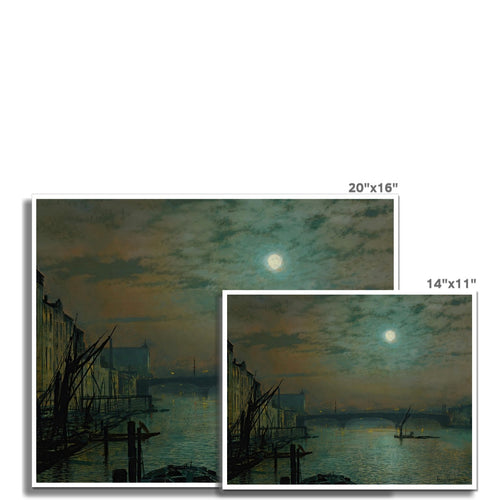 Southwark Bridge by Moonlight | John Atkinson Grimshaw | 1887