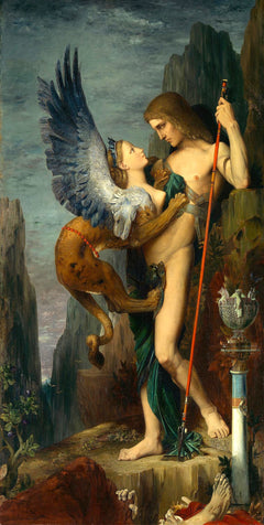 Oedipus and The Sphinx | Gustave Moreau | 1864