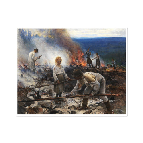 Under the Yoke (Burning the Brushwood) | Eero Järnefelt | 1893