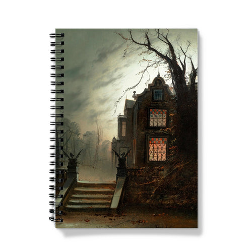 Country House by Moonlight | Wilfred Bosworth Jenkins | Notebook