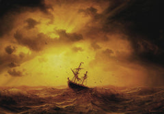 Stormy Sea | Marcus Larson | 1857