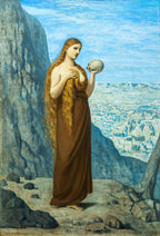 Mary Magdalene in the Desert | Pierre Puvis de Chavannes | 1870