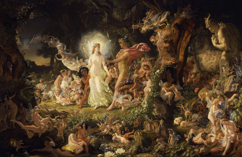 The Quarrel of Oberon and Titania | Joseph Noel Paton | 1849