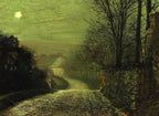 Country Lane by Moonlight | John Atkinson Grimshaw | 1875