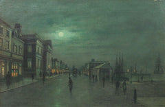 Moonlit Glasgow Docks | John Atkinson Grimshaw | 19th Century