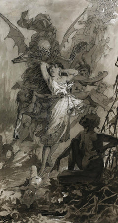 The Dance of Death | Alphonse Mucha | 19th Century